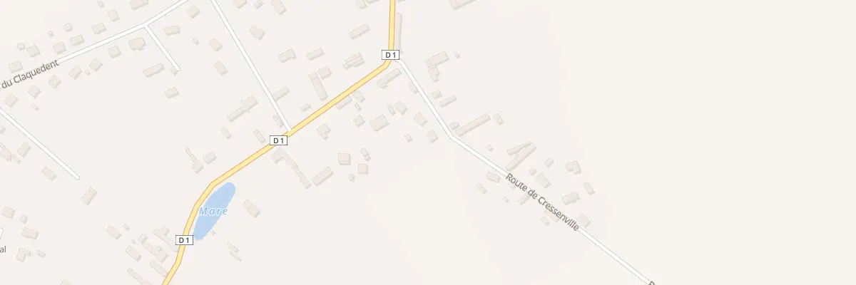 Plan du 6 Rte Cressenville - Grainville à Val d’Orger