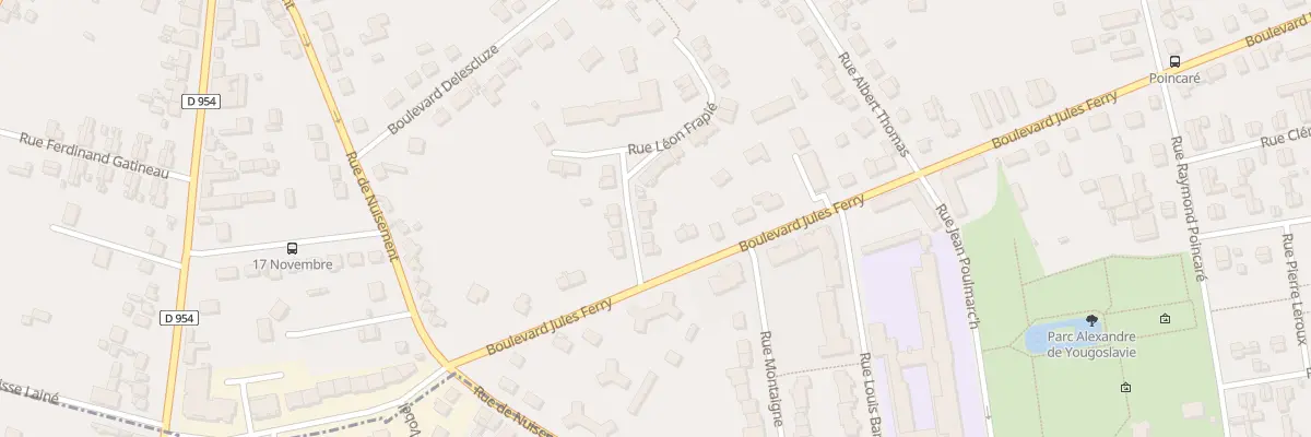 Plan du 6 Rue Léon Frapié à Dreux