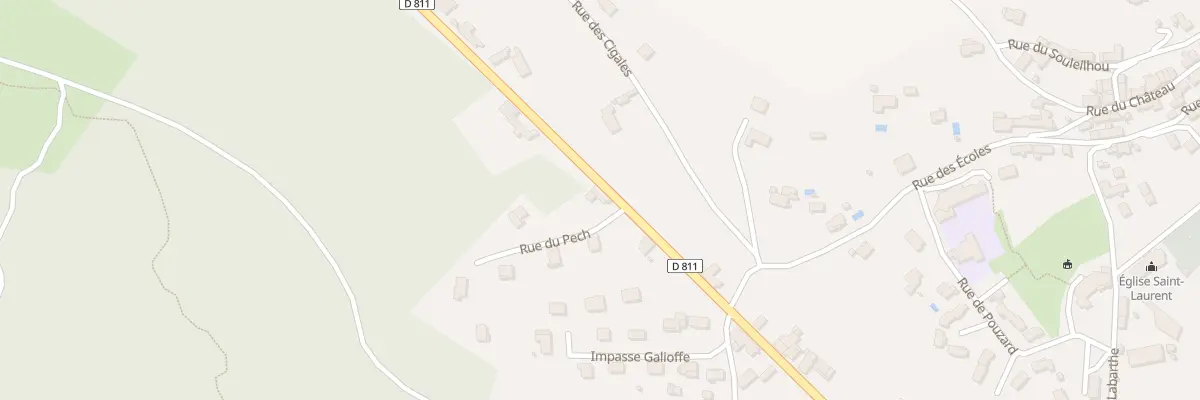 Plan du 2 Rue du Pech à Espère