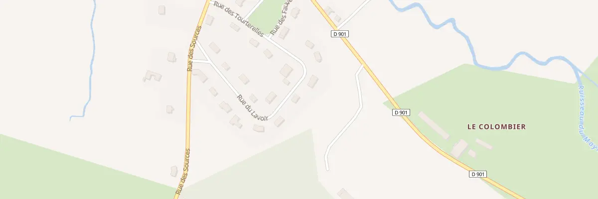 Plan du 14 Rue Du Lavoir à Saint-Bonnet-la-Rivière