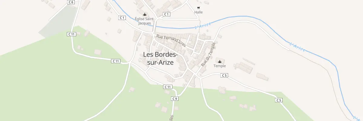 Plan du 30 Rue Grand Rue aux Bordes-sur-Arize