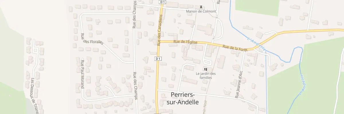 Plan du 31 Rue du Gen de Gaulle à Perriers-sur-Andelle