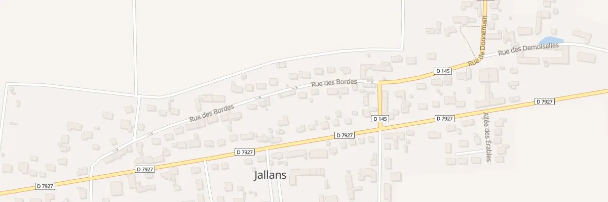 Plan du 8 Rue des Bordes à Jallans