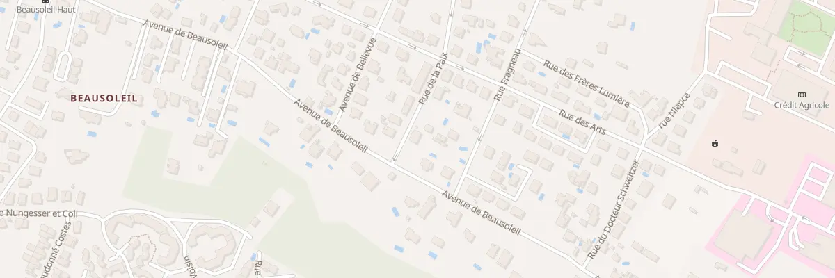 Plan du 40 Rue de la Paix à Montauban