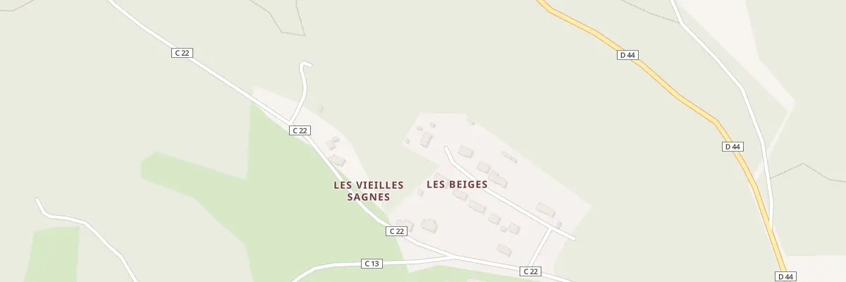 Plan du 1 Les Beiges à Saint-Sylvestre