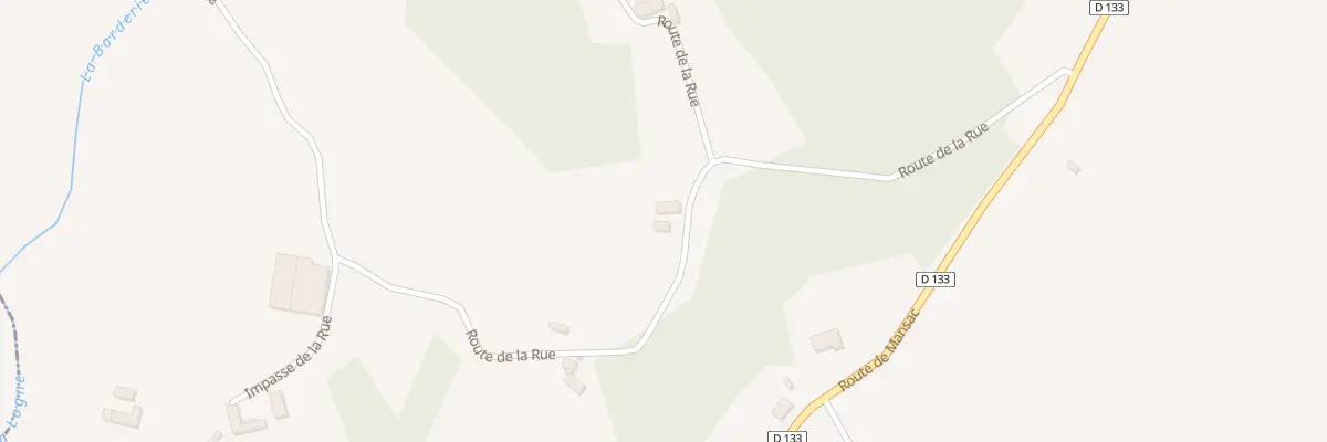 Plan du 348 Rte De La Rue à Mansac