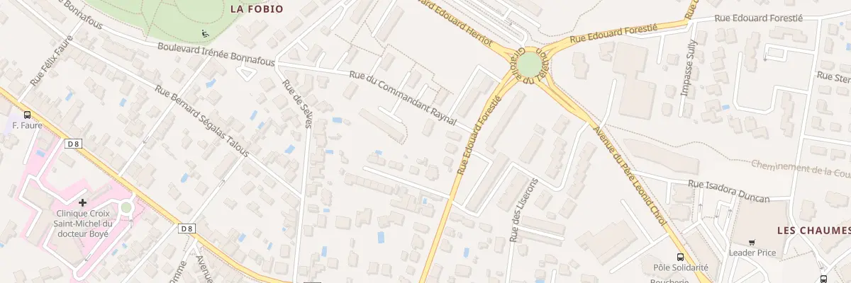 Plan du 18 Rue du Commandant Raynal à Montauban