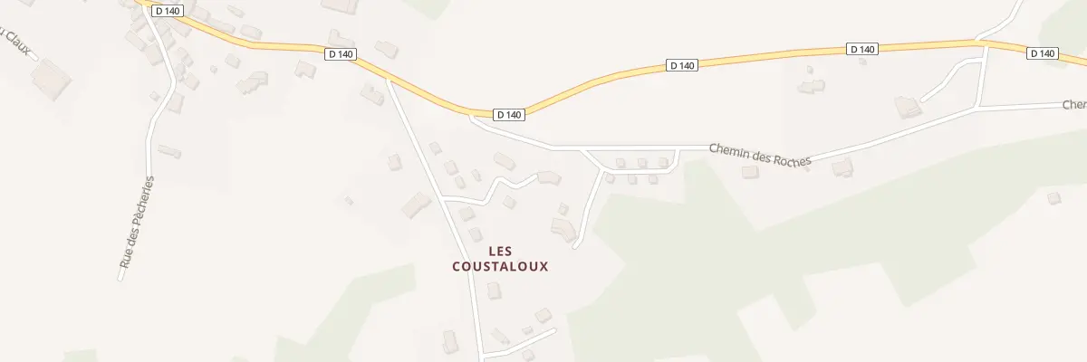 Plan du 11 Rue Des Coustaloux à Vars-sur-Roseix