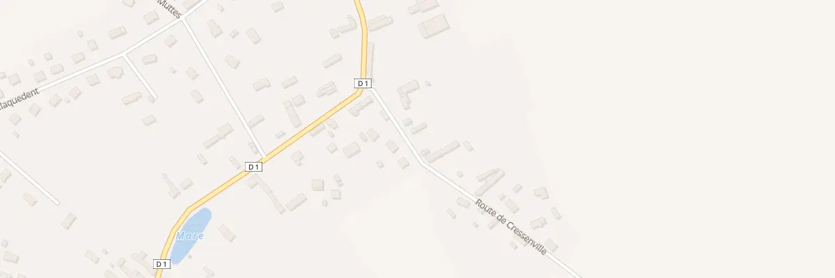 Plan du 3 Rte Cressenville - Grainville à Val d’Orger