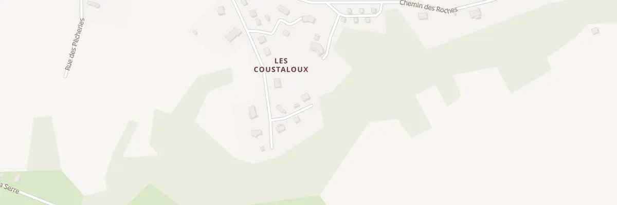 Plan du 25 Rue Des Coustaloux à Vars-sur-Roseix