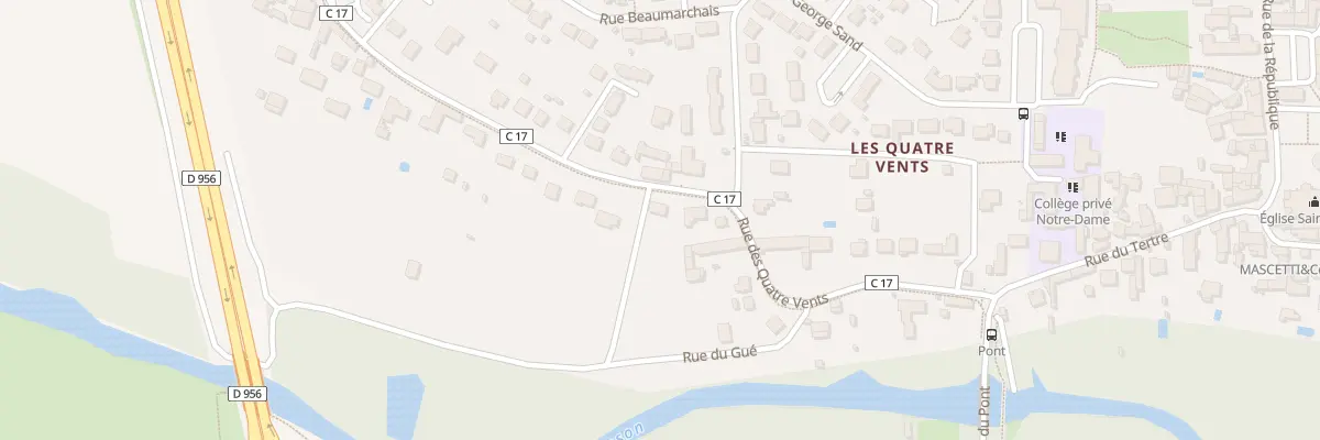 Plan du 17 Rue des 4 Vents à Vineuil