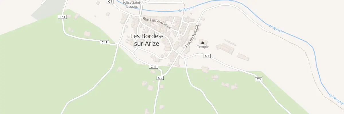 Plan du 234 Village aux Bordes-sur-Arize