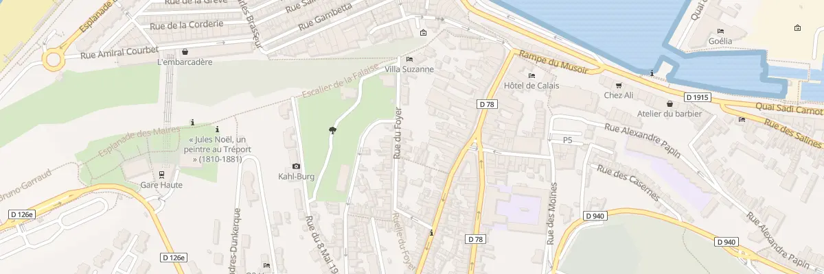 Plan du 15 Rue du Foyer au Tréport