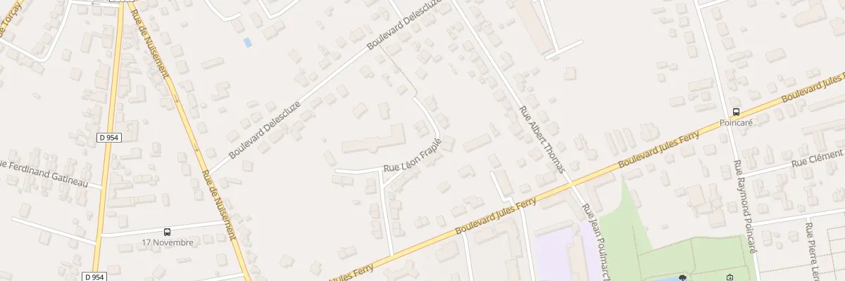 Plan du 21 Rue Léon Frapié à Dreux