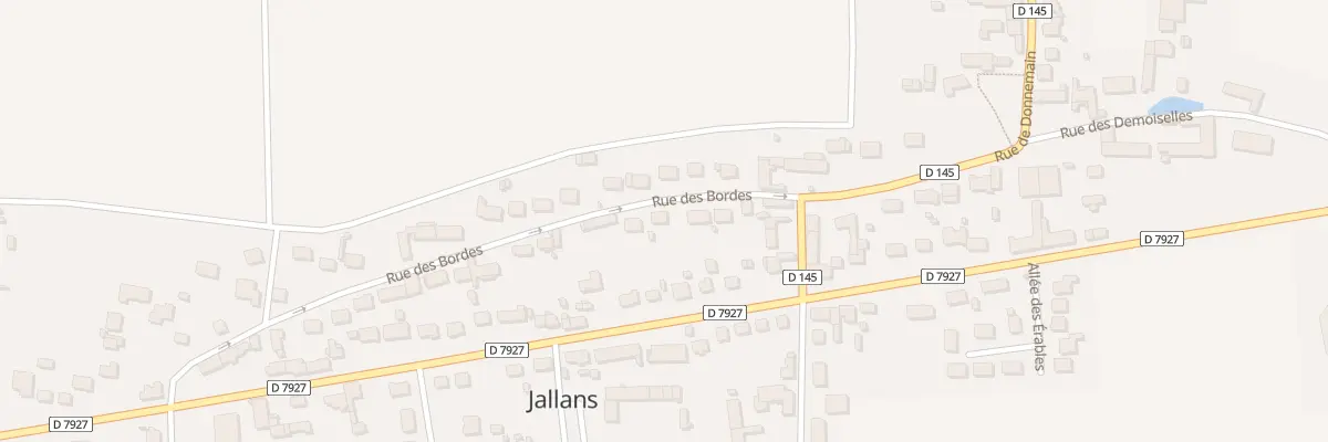 Plan du 6 Rue des Bordes à Jallans