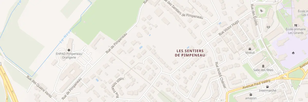 Plan du 12 Rue Joachim du Bellay à Vineuil