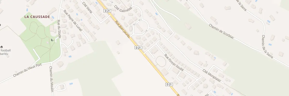 Plan du 1 Rue Firmin Soulie à Corbarieu