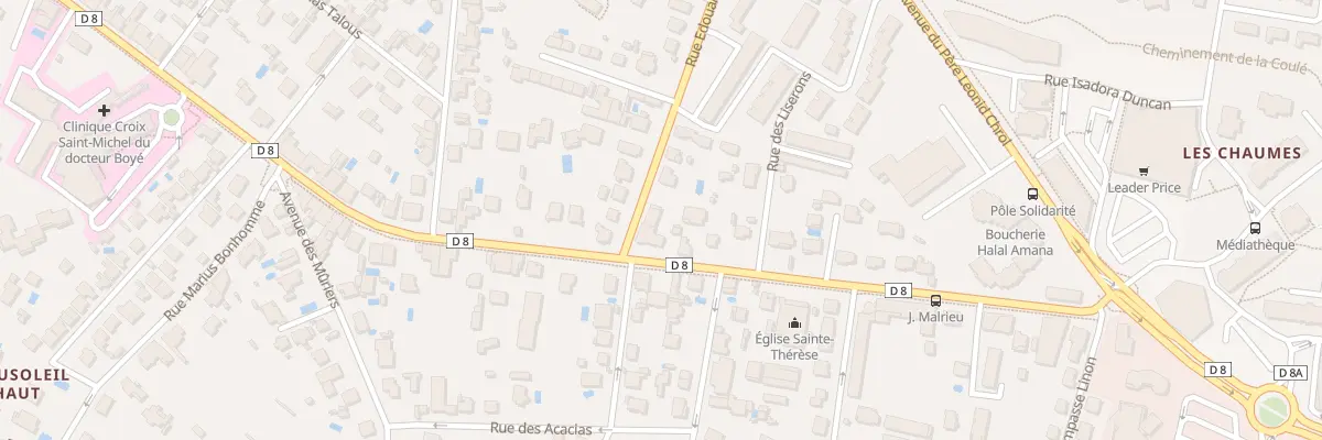 Plan du 30 Rue Édouard Forestie à Montauban