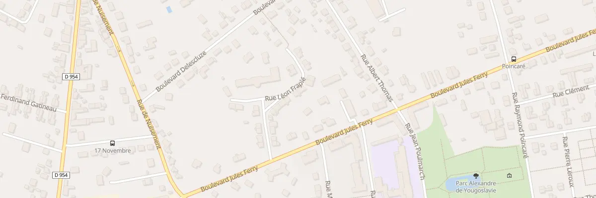 Plan du 18 Rue Léon Frapié à Dreux