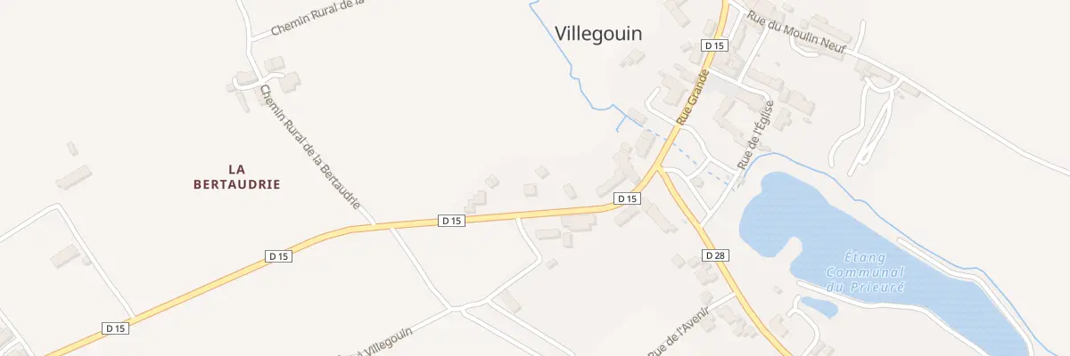 Plan du 6 Rte de Palluau à Villegouin