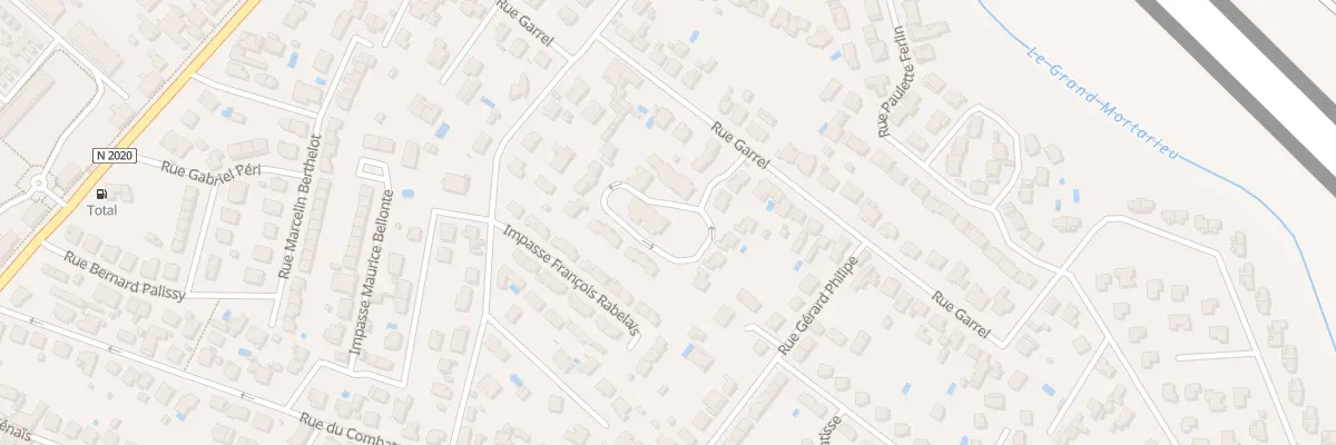 Plan du 400 Rue Garrel à Montauban