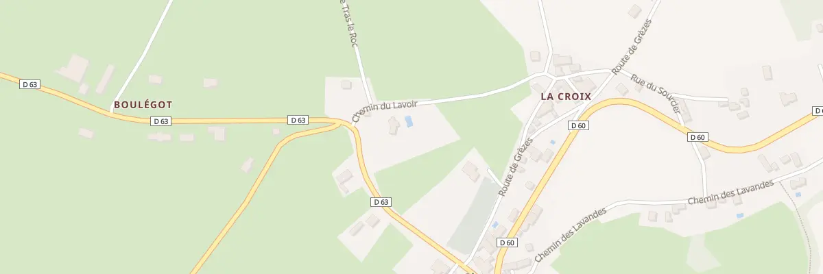 Plan du 37B Le Bourg Chavagnac aux Coteaux Périgourdins