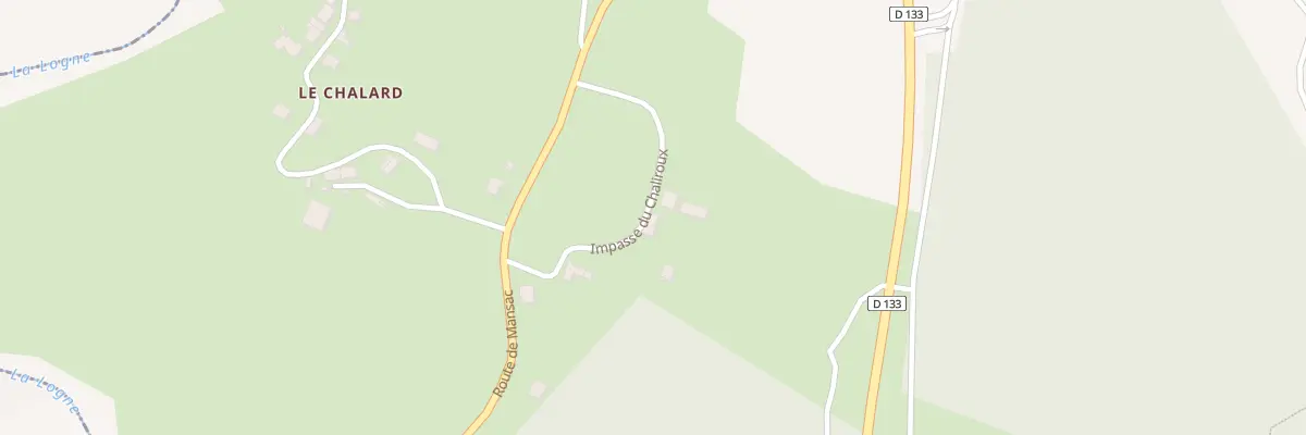 Plan du 132 Imp Du Chaliroux à Mansac