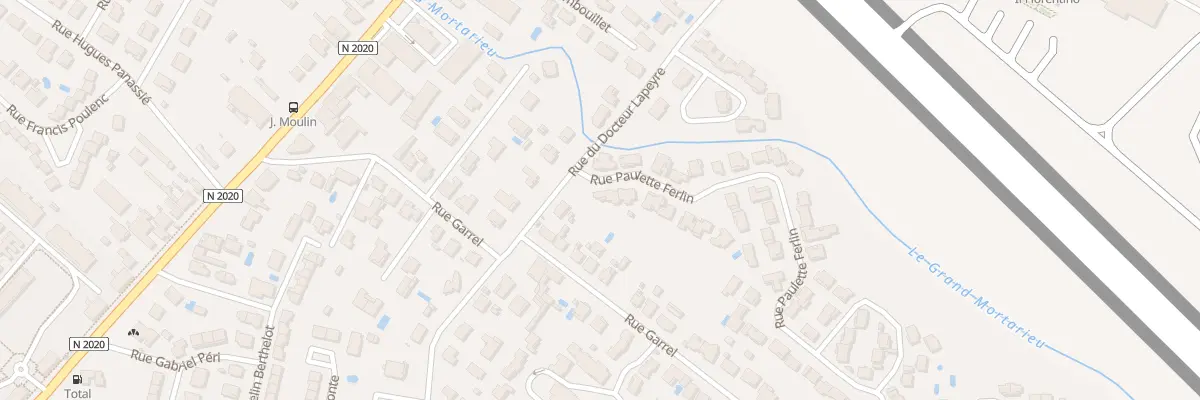 Plan du 2 Rue Paulette Ferlin à Montauban