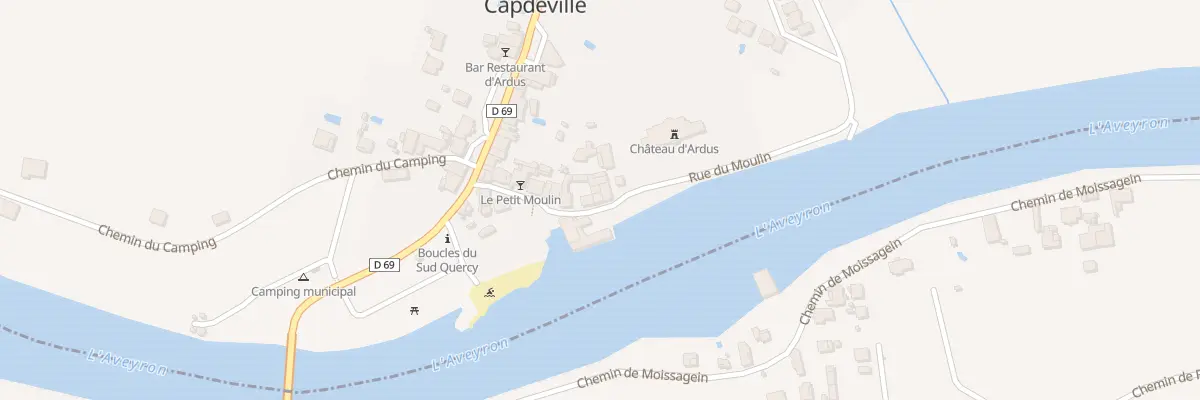 Plan du 21 Rue du Moulin à Lamothe-Capdeville