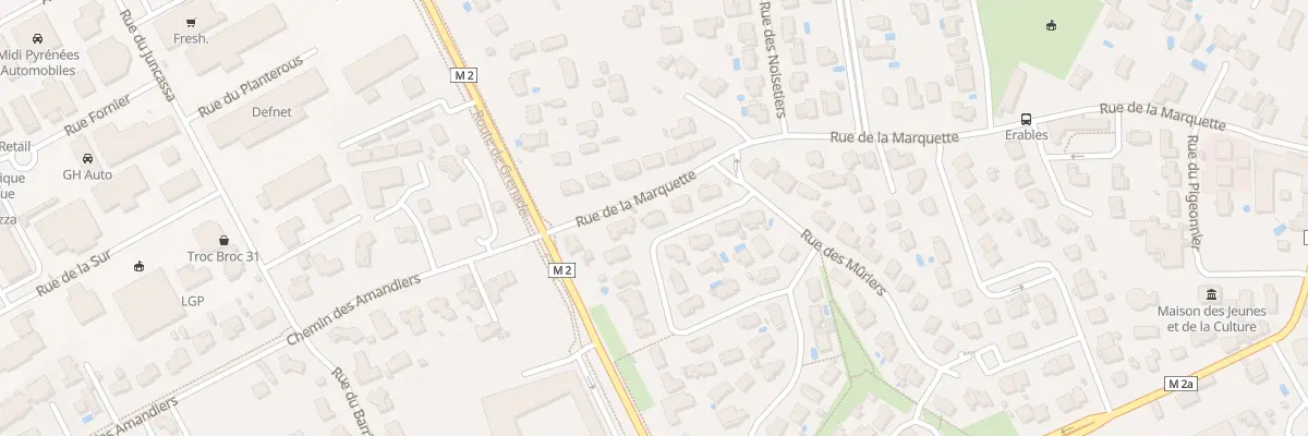 Plan du 6 Rue des Oliviers à Beauzelle