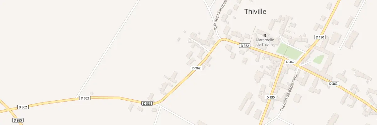 Plan du 20 Rue de Châteaudun à Thiville