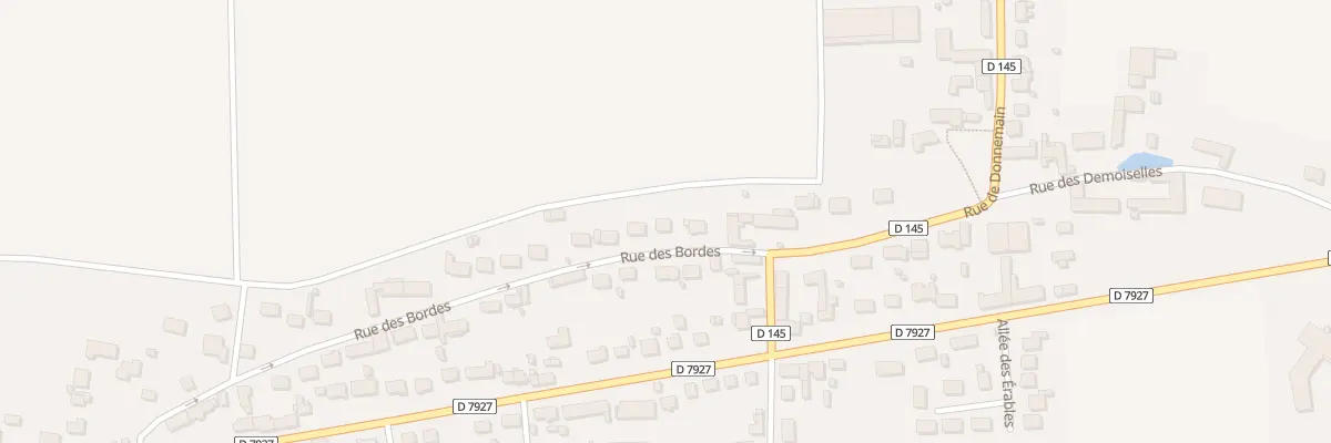 Plan du 1 Rue des Bordes à Jallans