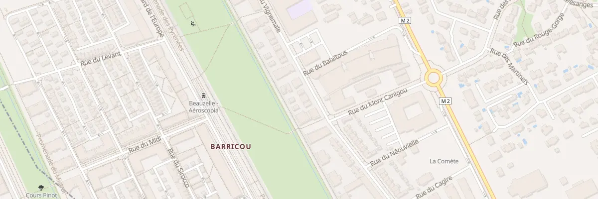 Plan du 10 Rue du Vignemale à Beauzelle