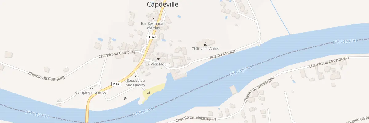 Plan du 23 Rue du Moulin à Lamothe-Capdeville