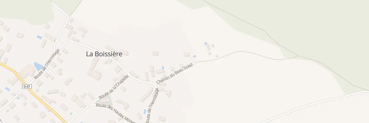 Plan du 3A Che du Beau Soleil à La Boissière