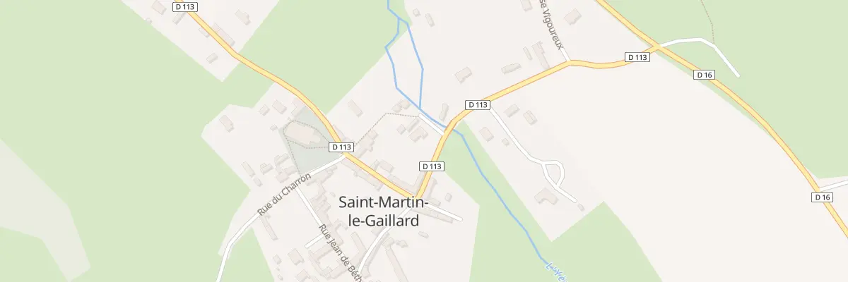 Plan du 16 Rue du pont de l’Yères à Saint-Martin-le-Gaillard