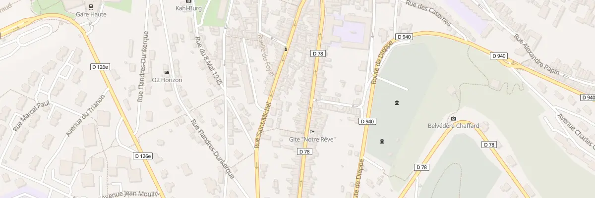 Plan du 60 Rue Suzanne au Tréport