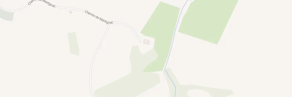 Plan du 889 Che de Martignac à Carla-Bayle