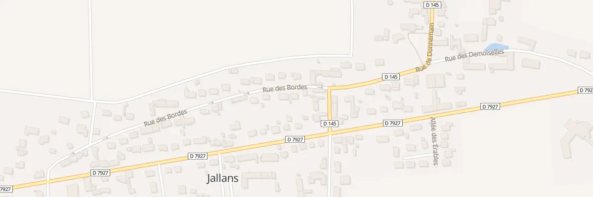Plan du 2 Rue des Bordes à Jallans