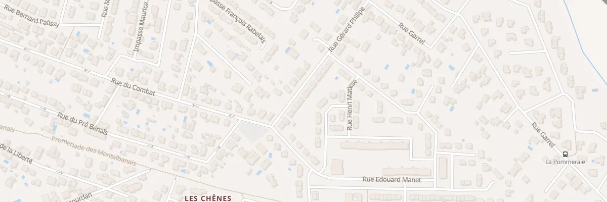 Plan du 12 Rue Gerard Philippe à Montauban