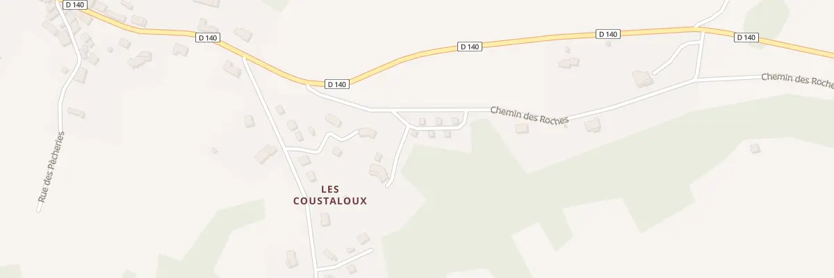 Plan du 8 Che Des Roches à Vars-sur-Roseix