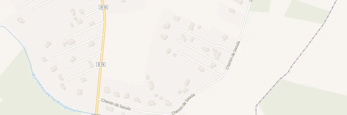 Plan du 740B Che du Saoula à Labastide-Saint-Pierre
