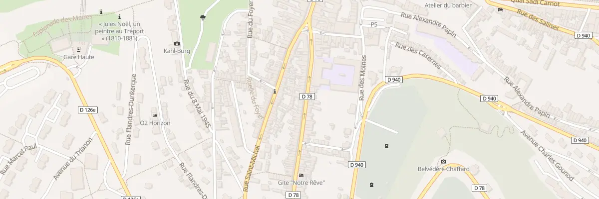 Plan du 34 Rue Suzanne au Tréport