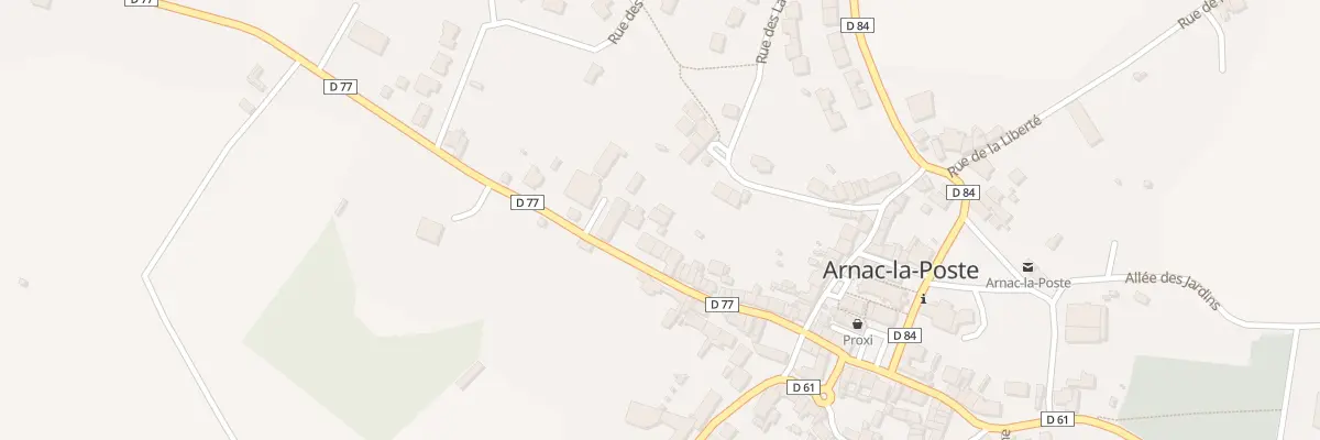 Plan du 38 Rue des Fleurs à Arnac-la-Poste