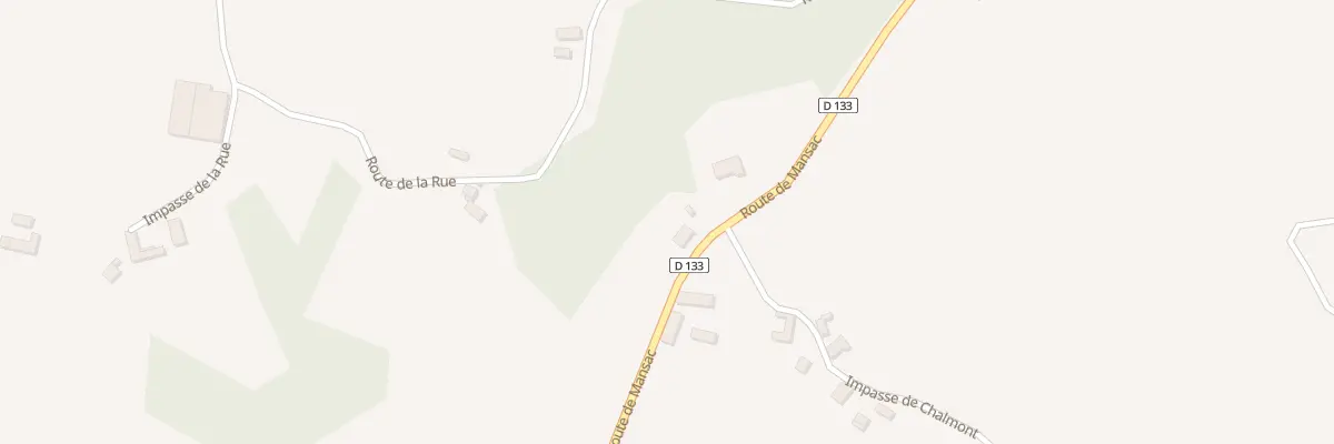 Plan du 5683 A la Rue à Mansac