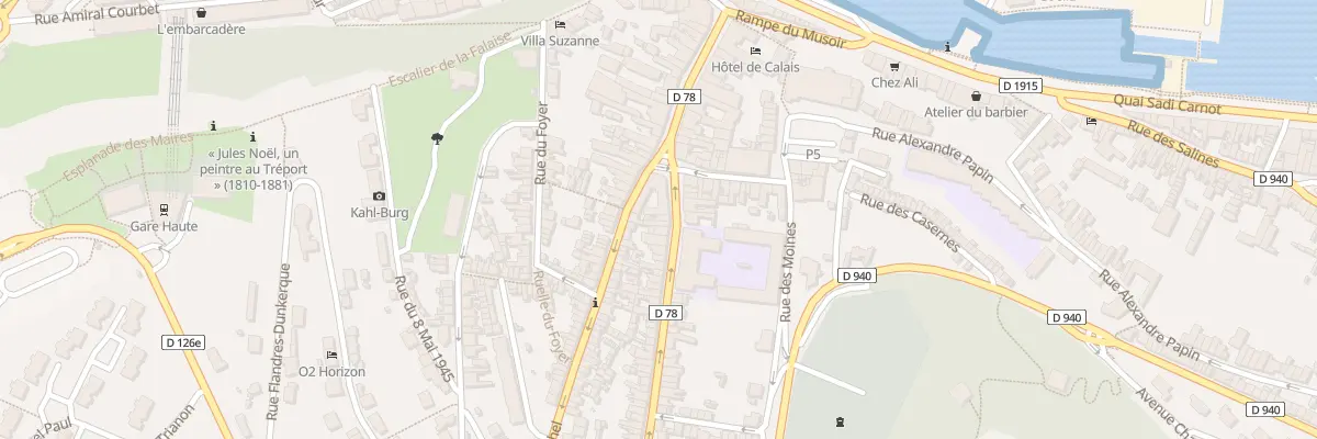 Plan du 4 Rue Suzanne au Tréport