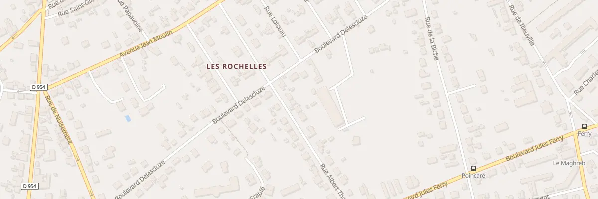 Plan du 5 Rue Albert Thomas à Dreux