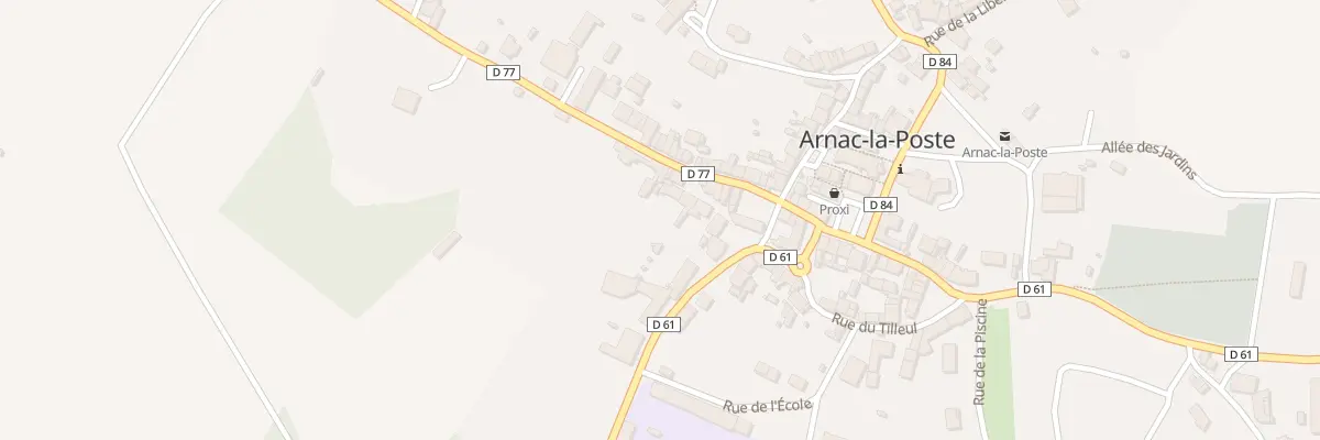 Plan du 15 Rue des Fleurs à Arnac-la-Poste