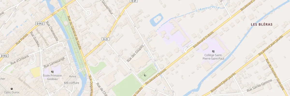 Plan du 12B Rue Damars à Dreux