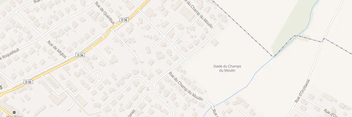 Plan du 26 Rue du Champ du Moulin à Roquettes